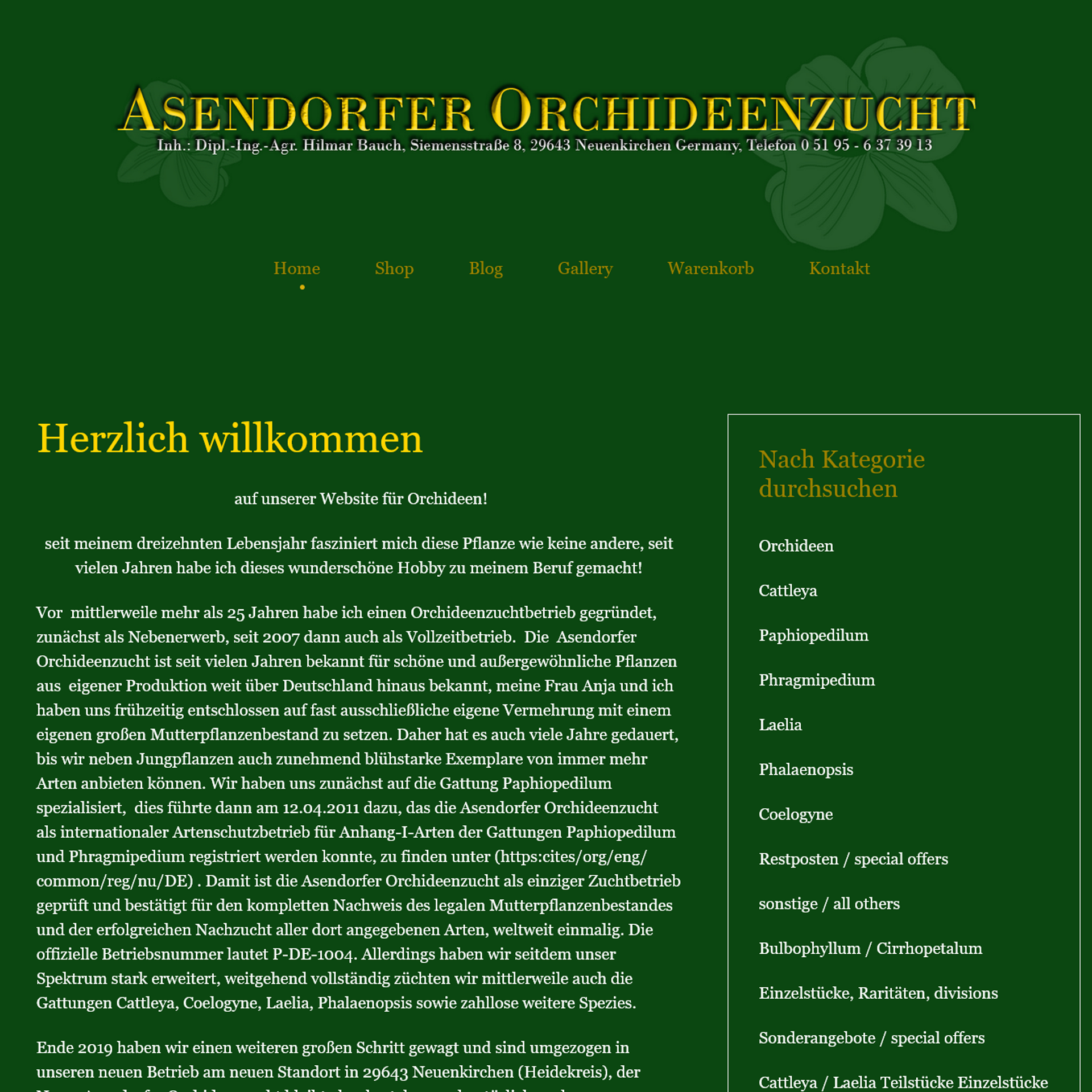 Asendorfer Orchideenzucht