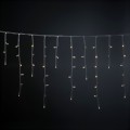 LED Eisregenvorhang gefrostet Warm-Wei